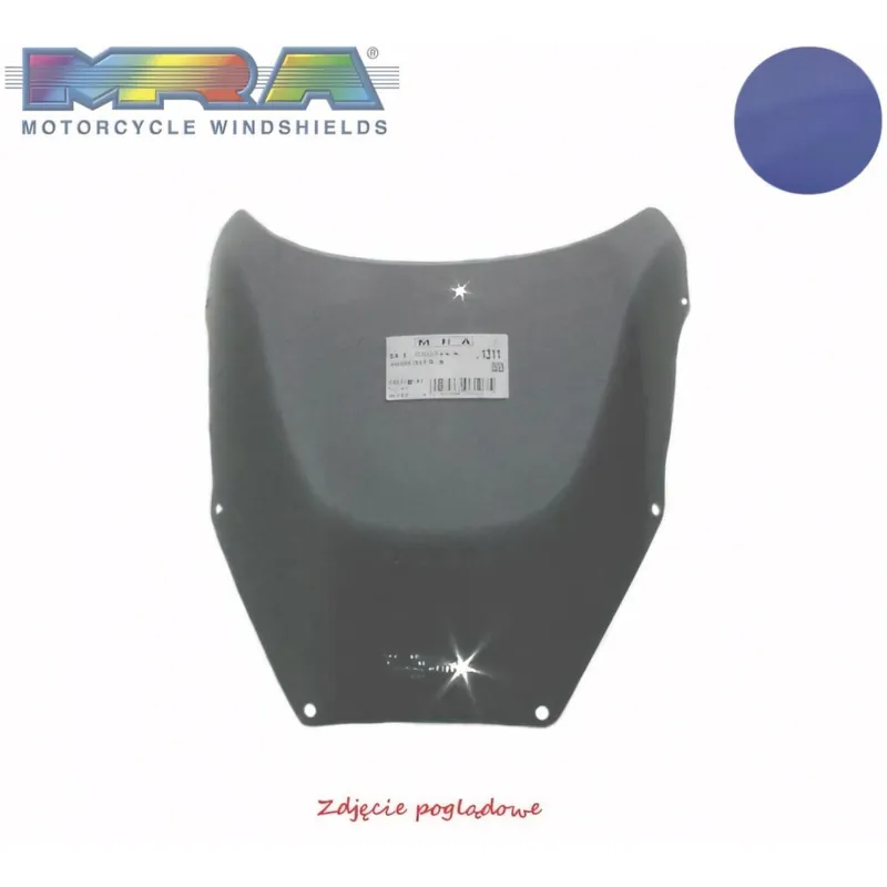 Dostępne od ręki Szyba motocyklowa MRA YAMAHA YZF R1 [02] (typ S, niebieska)