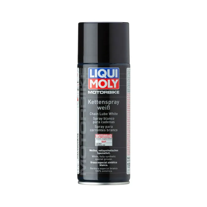 Kup teraz Smar do łańcuchów motocyklowych, syntetyczny biały Liqui Moly onroad 400 ml aerozol, spray