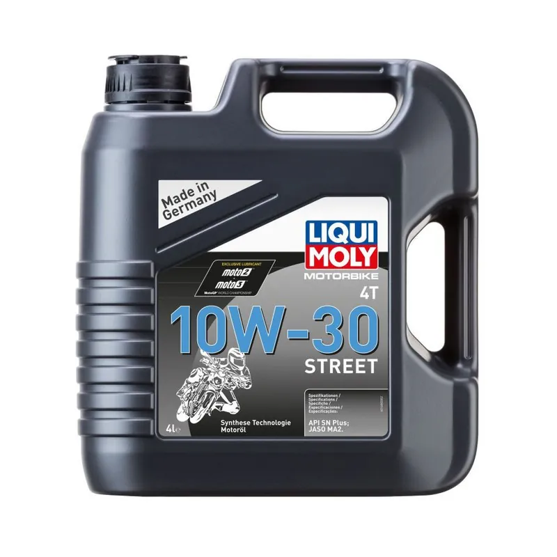 Olej silnikowy półsyntetyczny do motocykli Liqui Moly 10W30 Street 4T 4 litry Wybór klientów
