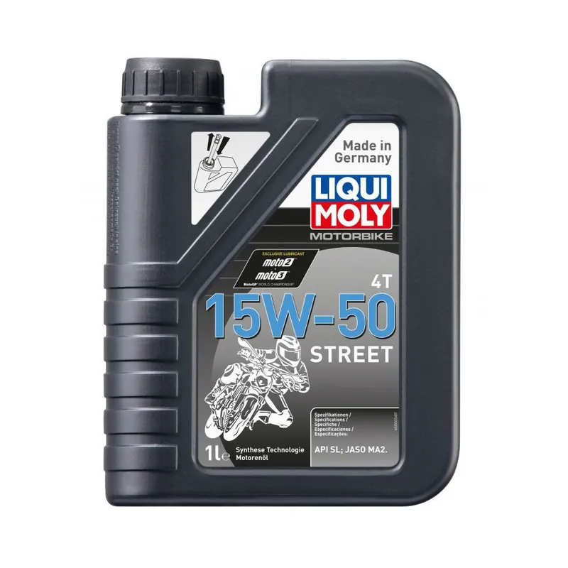 Olej silnikowy półsyntetyczny do motocykli Liqui Moly 15W50 Street 4T 1 litr Oferta