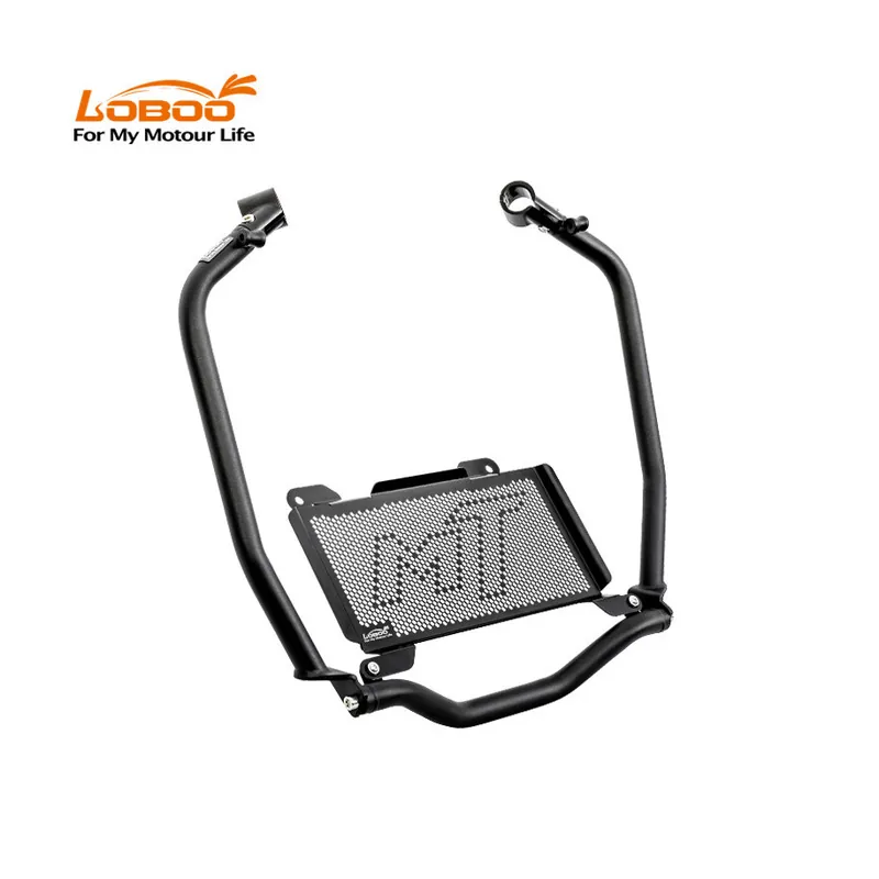 Crash Bar, gmole boczne oraz osłony chłodnicy Loboo do CF Moto 700 MT ADV (2025-) czarne Oferta czasowa