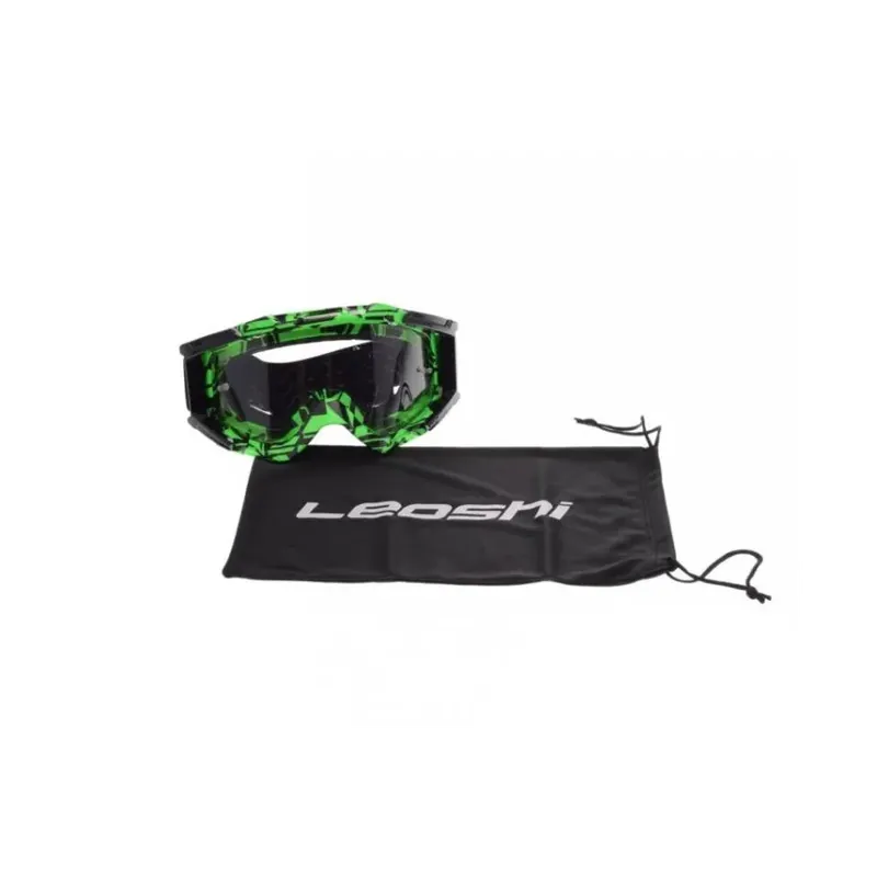 Gogle cross, enduro Leoshi Neon Zielone Hit sprzedaży