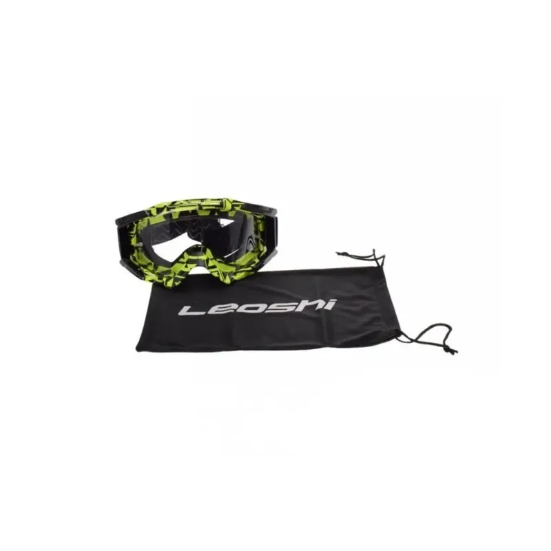 Gogle cross, enduro Leoshi Neon Żółte Oferta czasowa