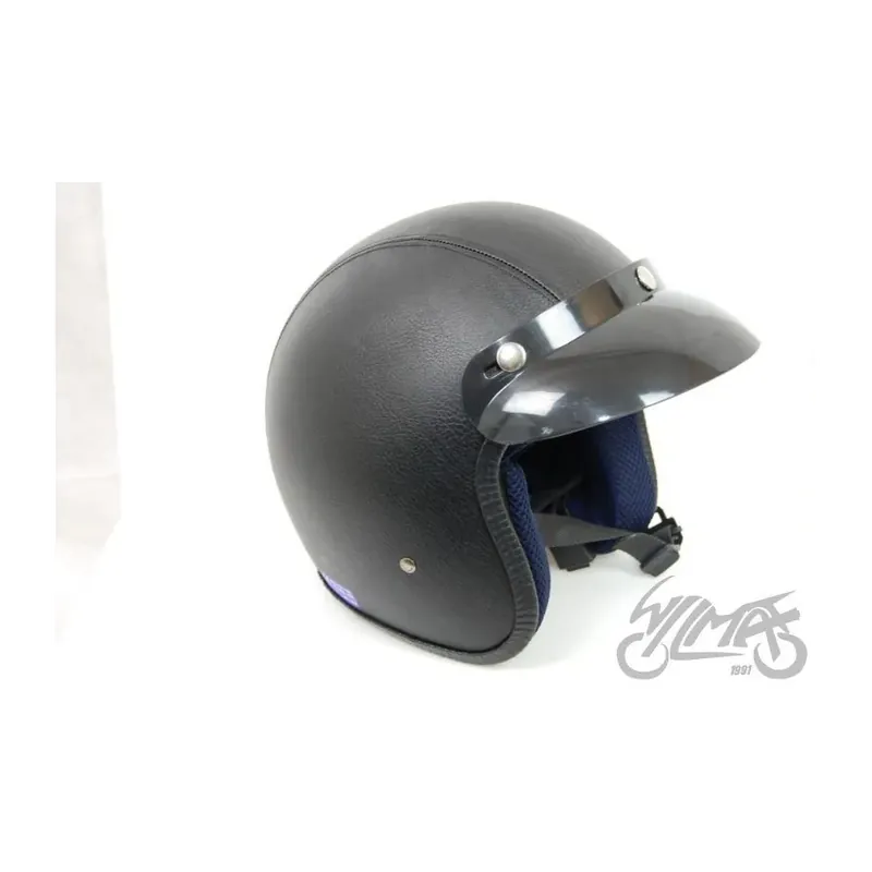 Kup online Kask otwarty Awina TN-8658 Czarna Skóra