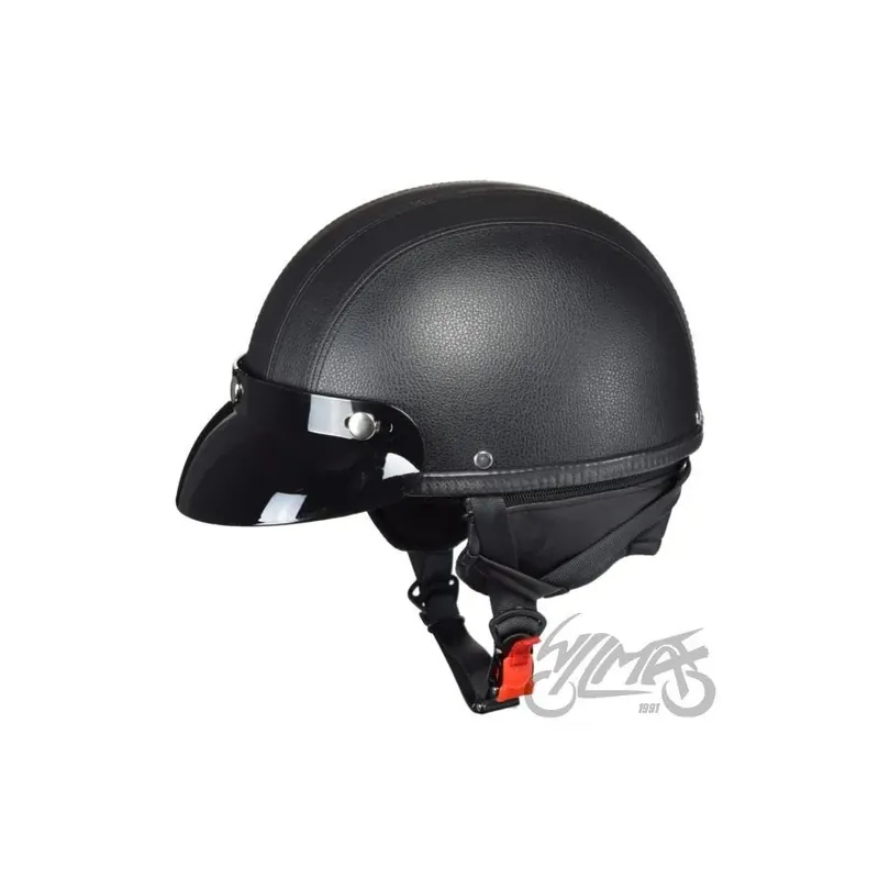 Zamów dziś Kask otwarty Awina TN-8689 Czarna Skóra