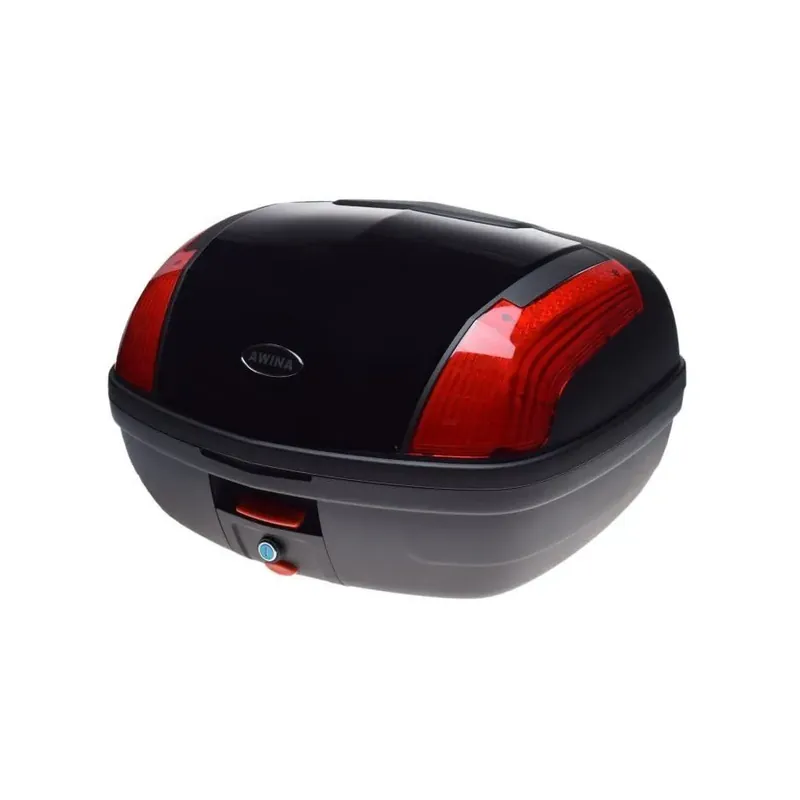 Tylko dziś Kufer motocyklowy Awina 46L czarny połysk (56x43x33cm)