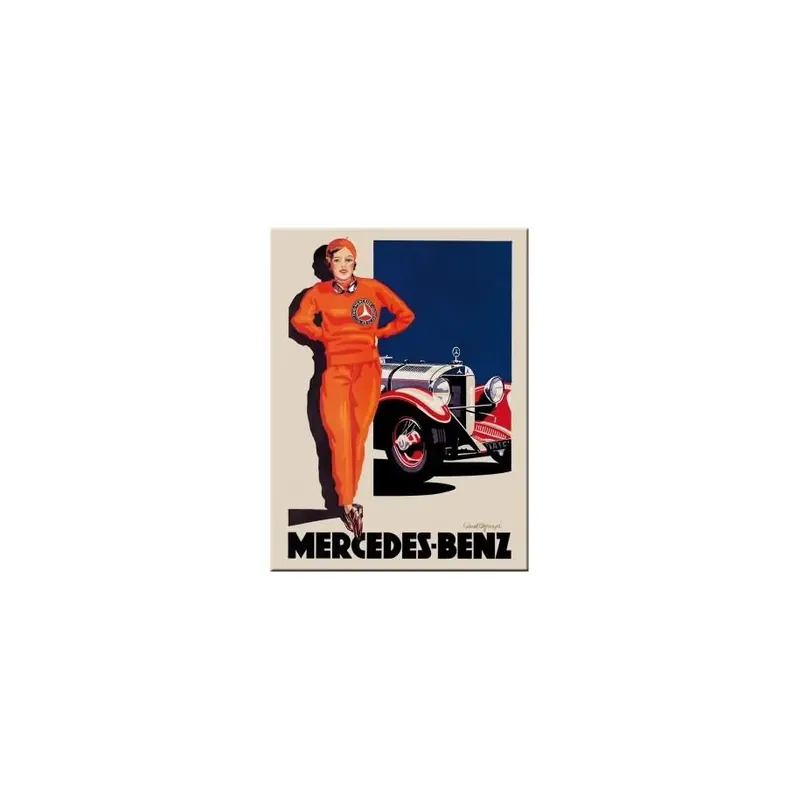 Bestseller Magnes na lodówkę 6x8cm "Mercedes-Benz Woman Red" 14371