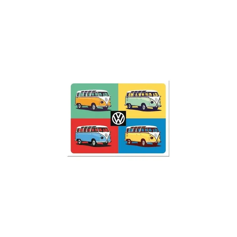 Zniżka Magnes na lodówkę 6x8cm "VW Bulli Pop" 14388