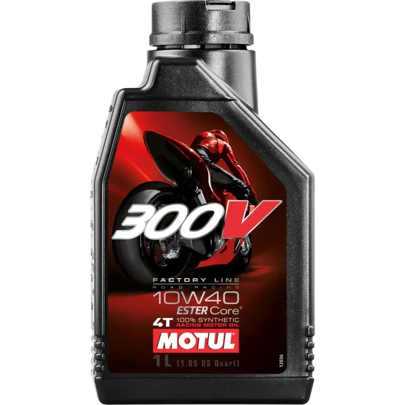 Bestseller Olej silnikowy 4T Motul 300V Road Racing Factory Line 10W-40 1L (104118)