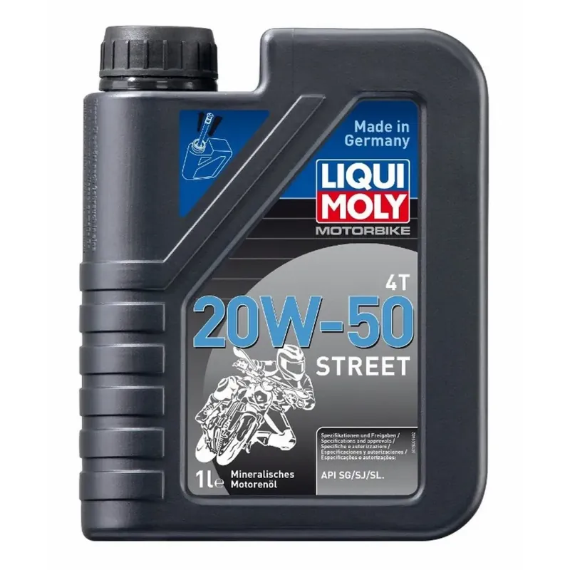 Oferta limitowana Olej silnikowy mineralny 4T Liqui Moly Motorbike Street 20W-50 HD 1L (1500)