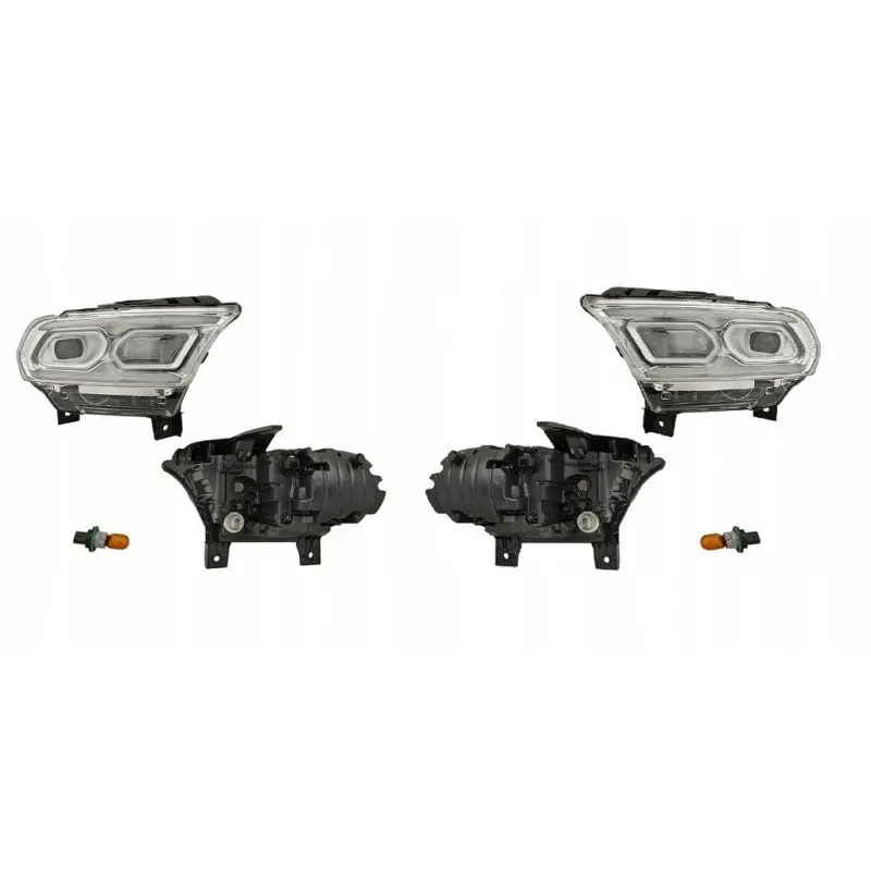 Premium DODGE DURANGO 2021-2024 LAMPA PRZEDNIA Z LED LEWA + PRAWA JASNA KOMPLET