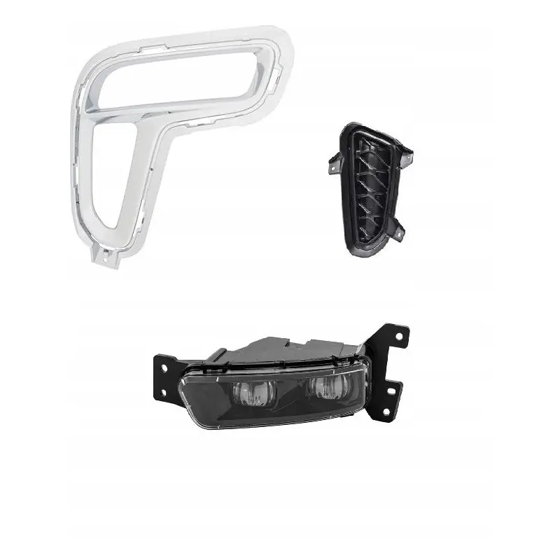 DODGE DURANGO 2021-23 ATRAPA RAMKA HALOGENU CHROM LEWA + HALOGEN + ZAŚLEPKA Najlepsza cena