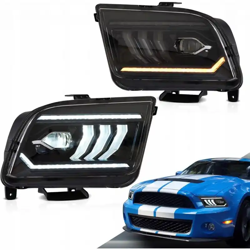 Ekspresowa dostawa LAMPA LAMPY PRZÓD LED VLAND KOMPLET FORD MUSTANG 2005-2009