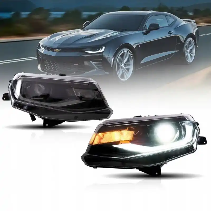 CHEVROLET CAMARO 2016-2018 LAMPA LAMPY PRZEDNIE FULL LED VLAND KOMPLET Super okazja