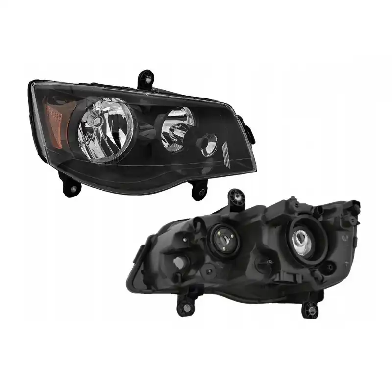 DODGE GRAND CARAVAN TOWN COUNTRY 2011-20 LAMPA PRAWA BLACK CZARNA USA Premium
