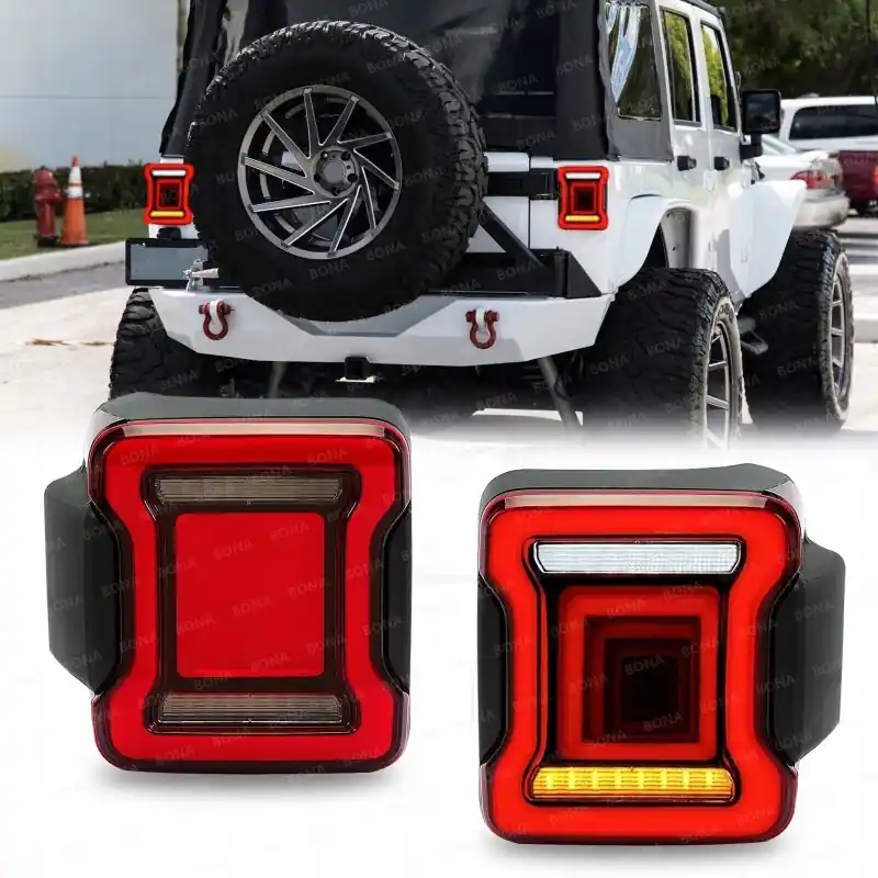 Ograniczona ilość LAMPA LAMPY CZERWONE EUROPA KOMPLET LED VLAND JEEP WRANGLER JL 2018-2023
